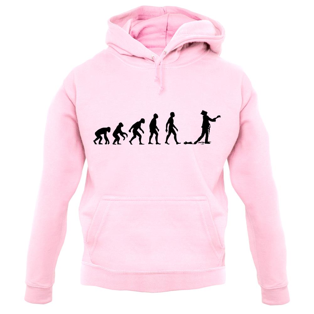 Evolution Of Man Zombie unisex hoodie Evolution Of Man Zombie unisex hoodie