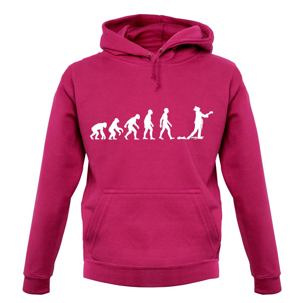 Evolution Of Man Zombie unisex hoodie Evolution Of Man Zombie unisex hoodie