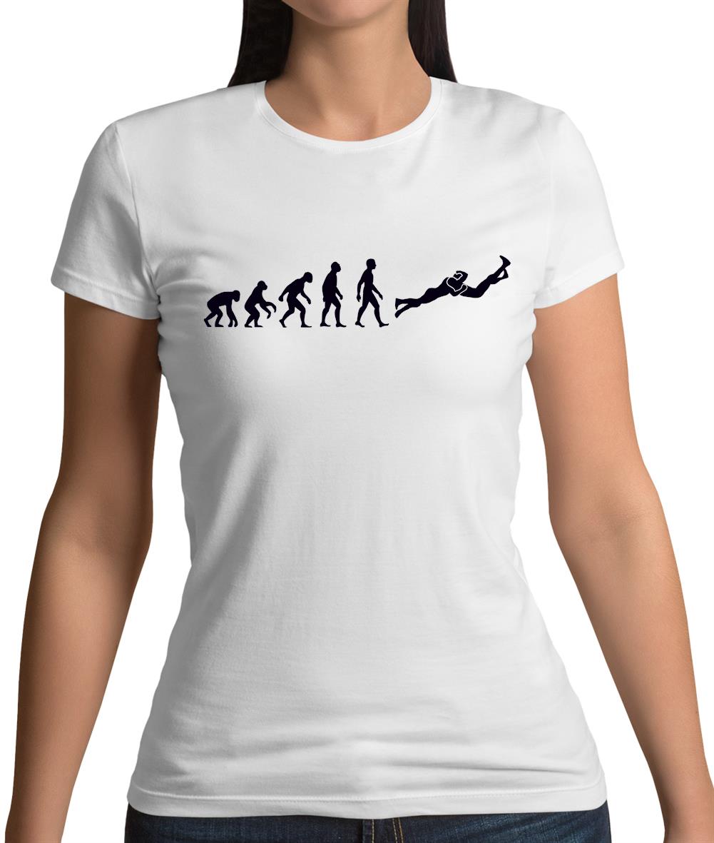 Evolution Of Man RKO (Outta Nowhere) Womens T-Shirt Evolution Of Man RKO (Outta Nowhere) Womens T-Shirt
