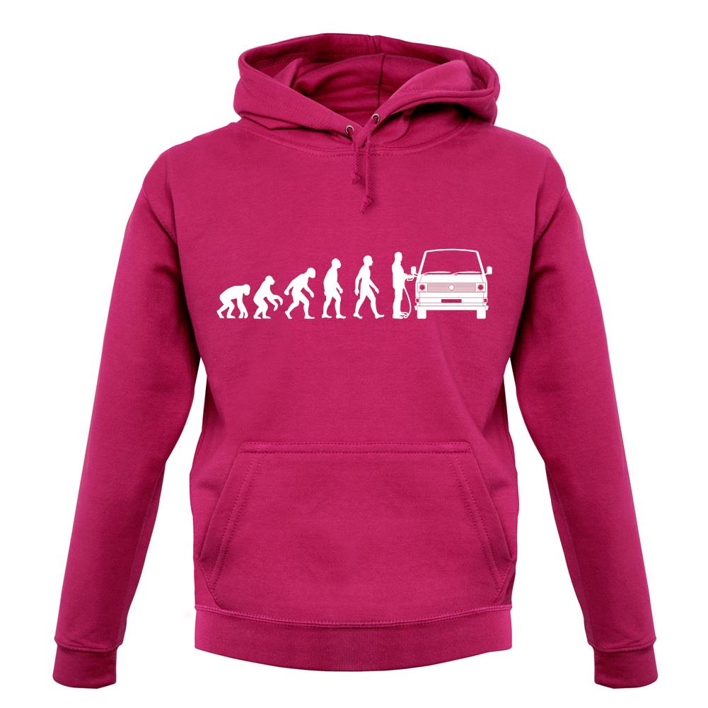 Evolution of Man T3 - T25 Campervan unisex hoodie Evolution of Man T3 - T25 Campervan unisex hoodie