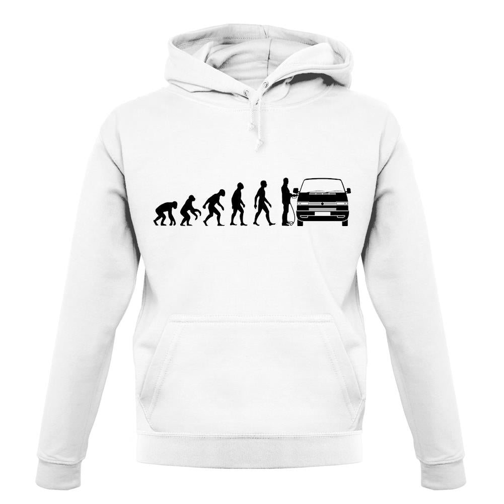 Evolution of Man T4 Campervan unisex hoodie Evolution of Man T4 Campervan unisex hoodie