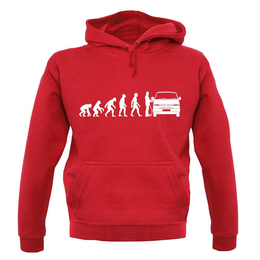 Evolution of Man T4 Campervan unisex hoodie Evolution of Man T4 Campervan unisex hoodie