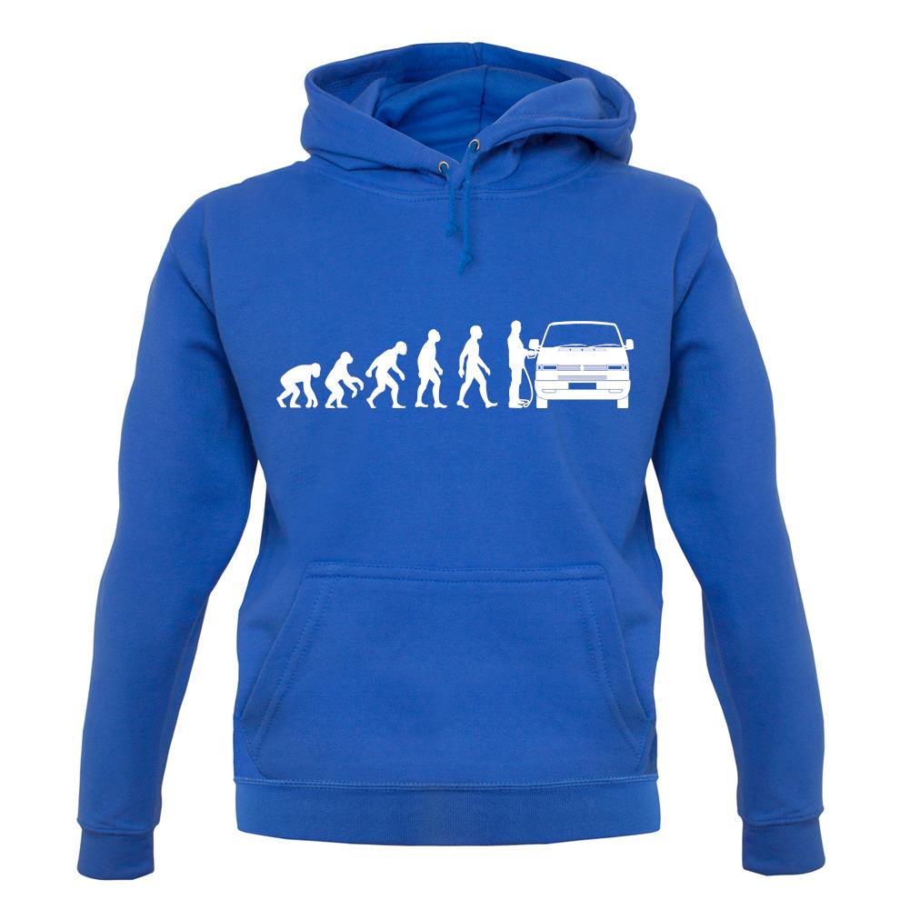 Evolution of Man T4 Campervan unisex hoodie Evolution of Man T4 Campervan unisex hoodie