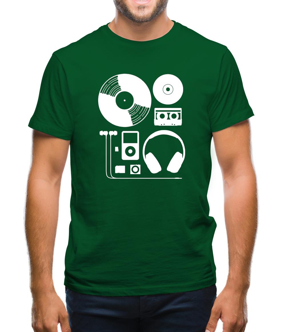 Evolution Of Music Hardware Mens T-Shirt Evolution Of Music Hardware Mens T-Shirt