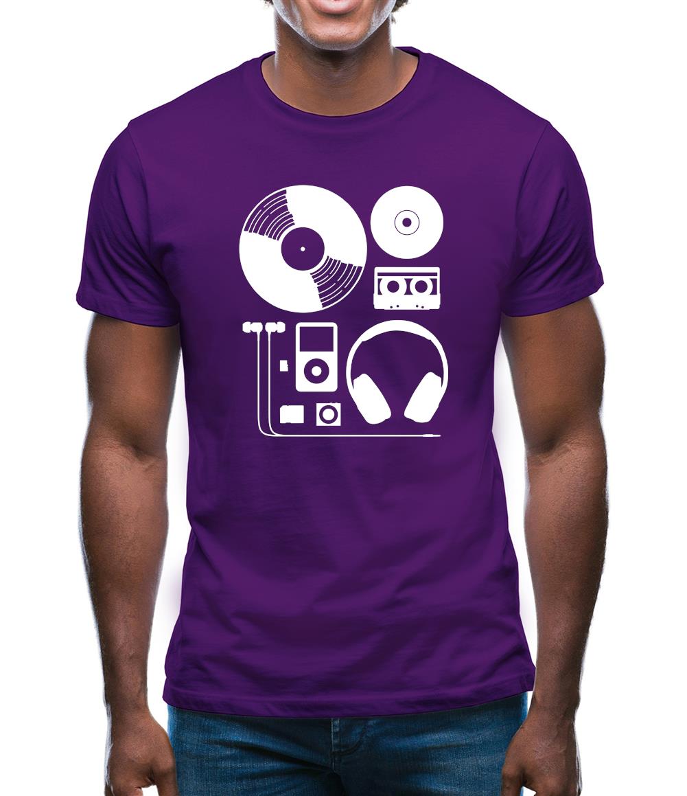 Evolution Of Music Hardware Mens T-Shirt Evolution Of Music Hardware Mens T-Shirt