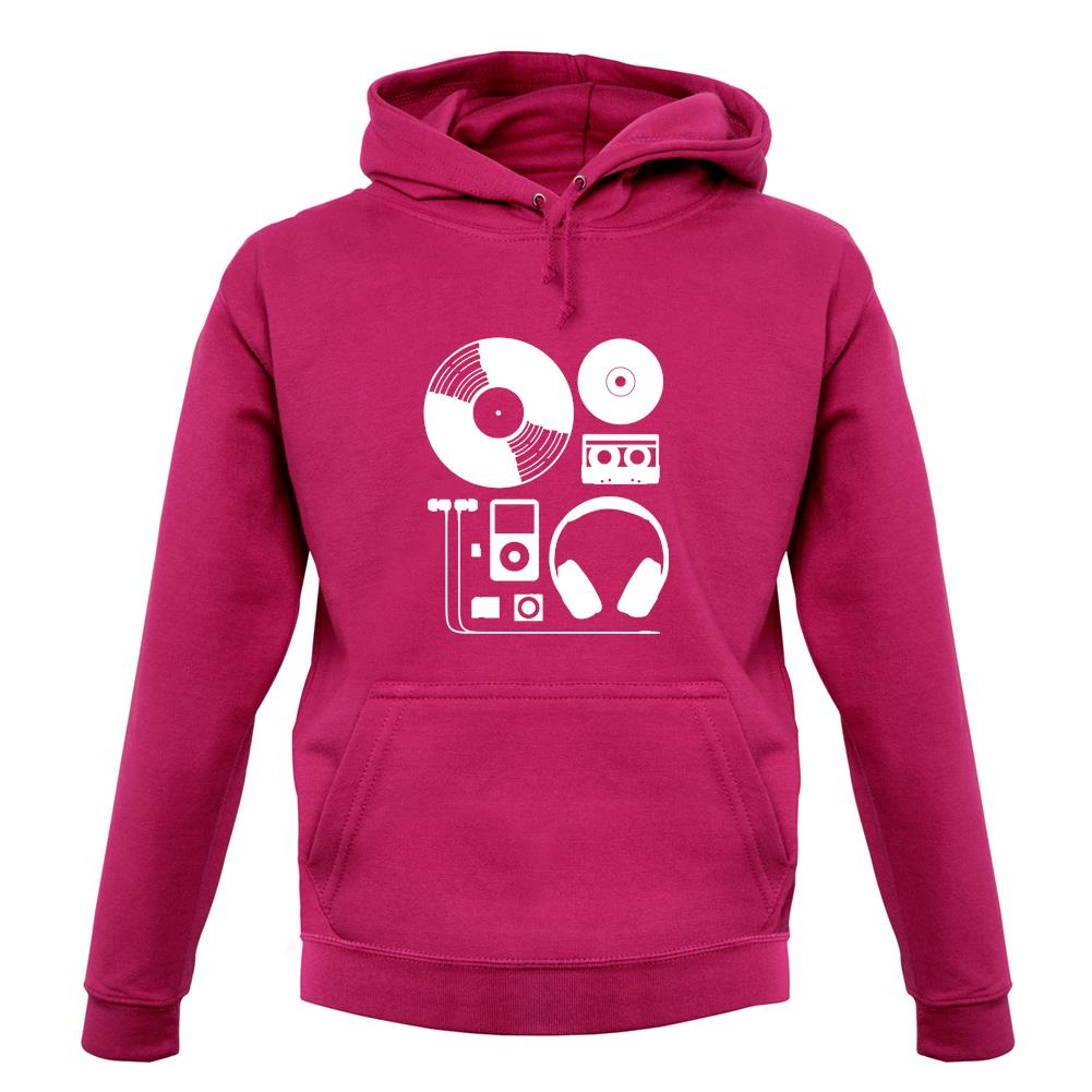 Evolution Of Music Hardware unisex hoodie Evolution Of Music Hardware unisex hoodie