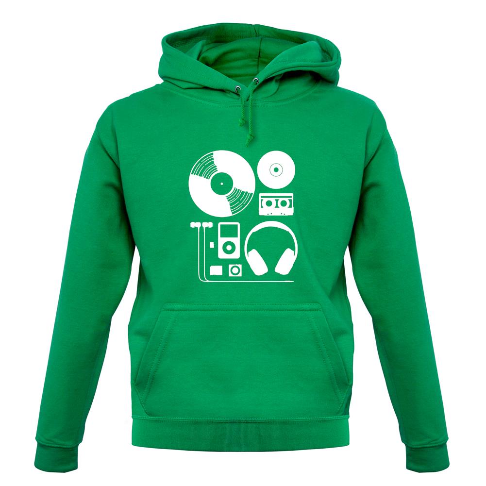 Evolution Of Music Hardware unisex hoodie Evolution Of Music Hardware unisex hoodie