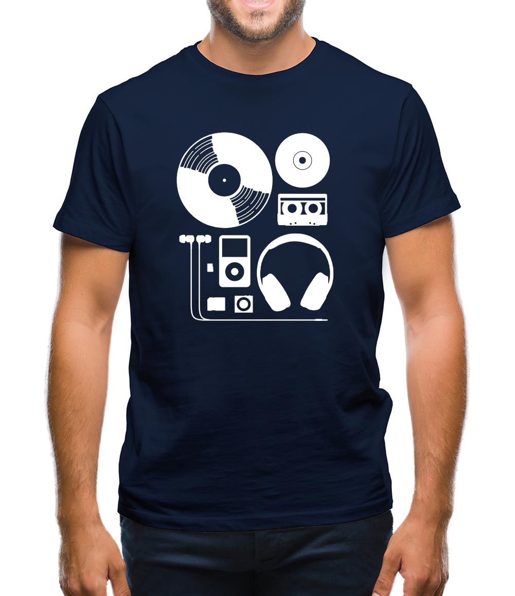 Evolution Of Music Hardware Mens T-Shirt Evolution Of Music Hardware Mens T-Shirt
