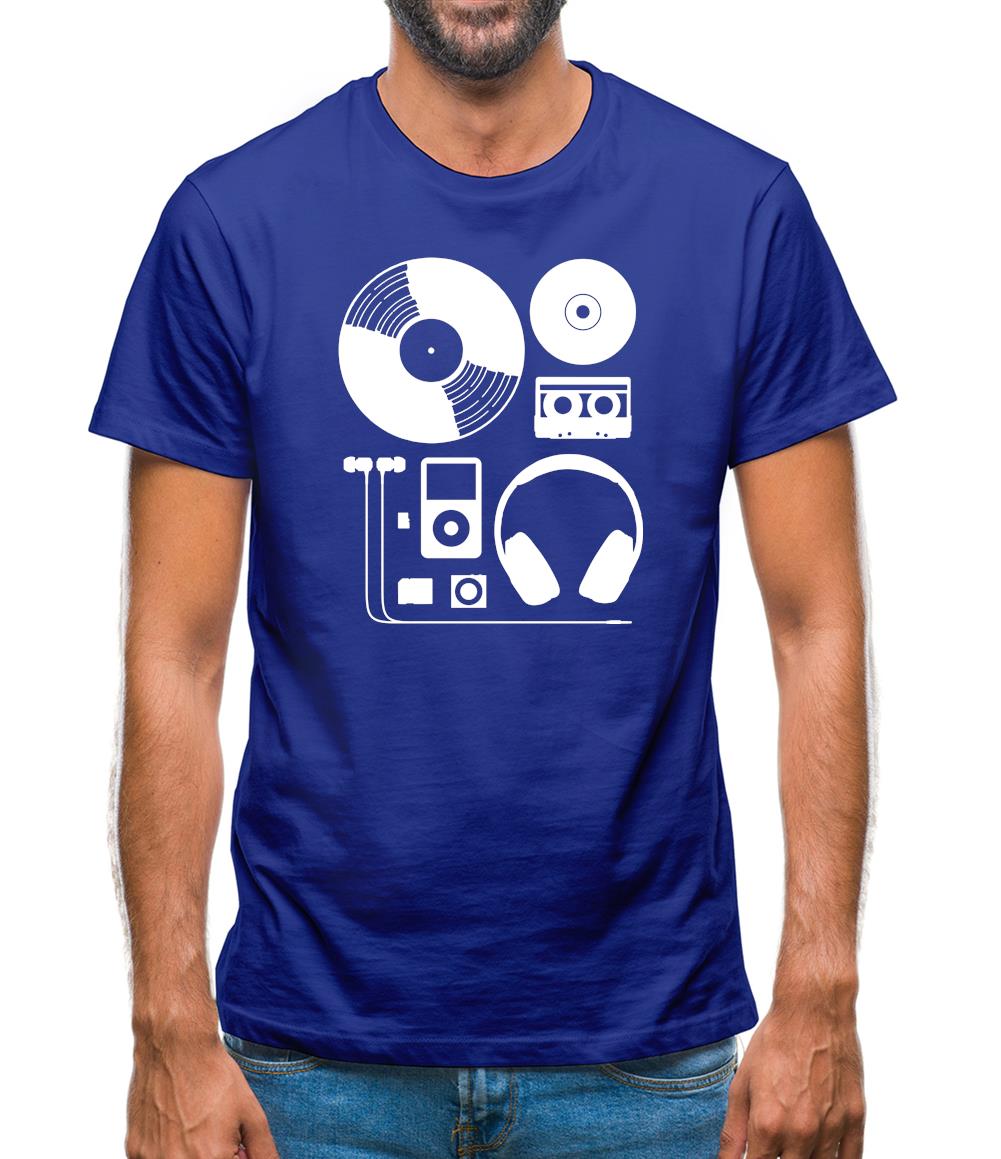 Evolution Of Music Hardware Mens T-Shirt Evolution Of Music Hardware Mens T-Shirt