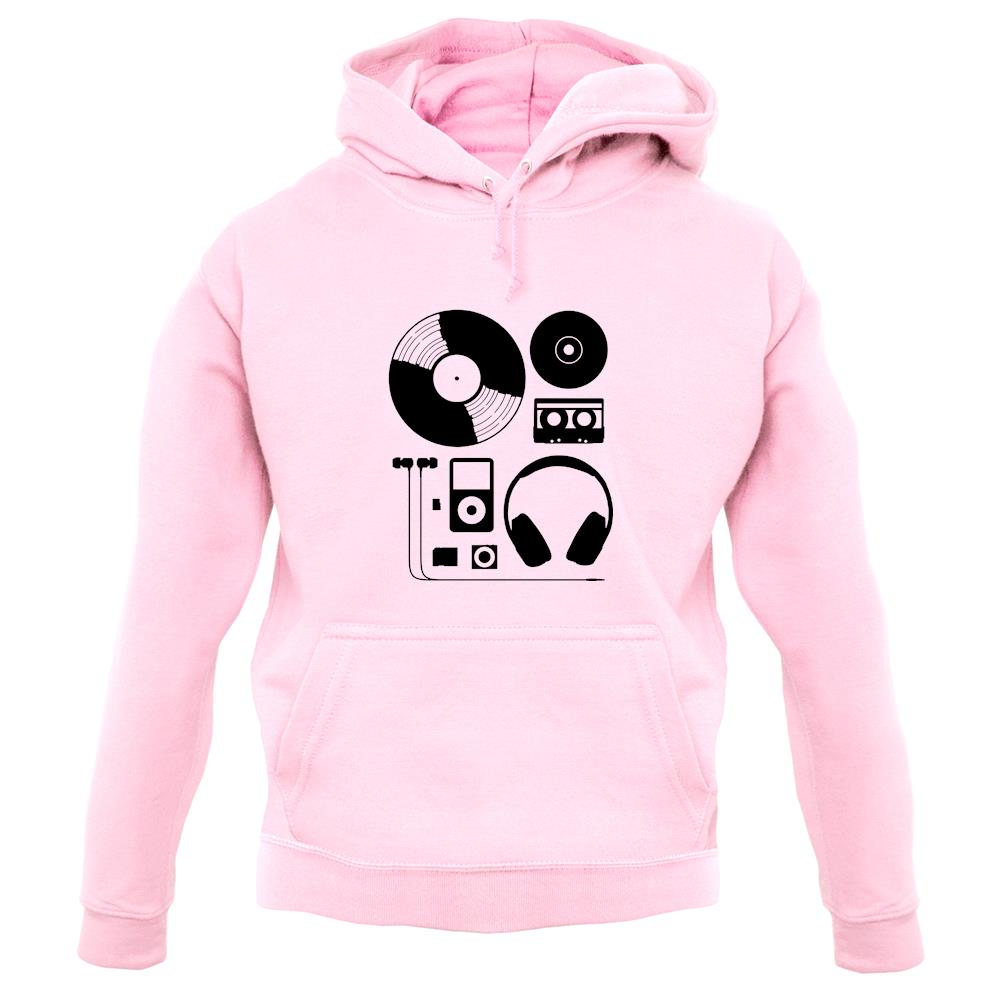 Evolution Of Music Hardware unisex hoodie Evolution Of Music Hardware unisex hoodie