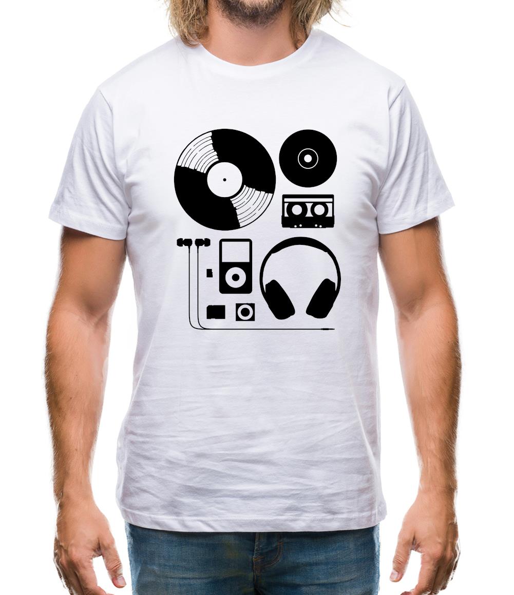 Evolution Of Music Hardware Mens T-Shirt Evolution Of Music Hardware Mens T-Shirt