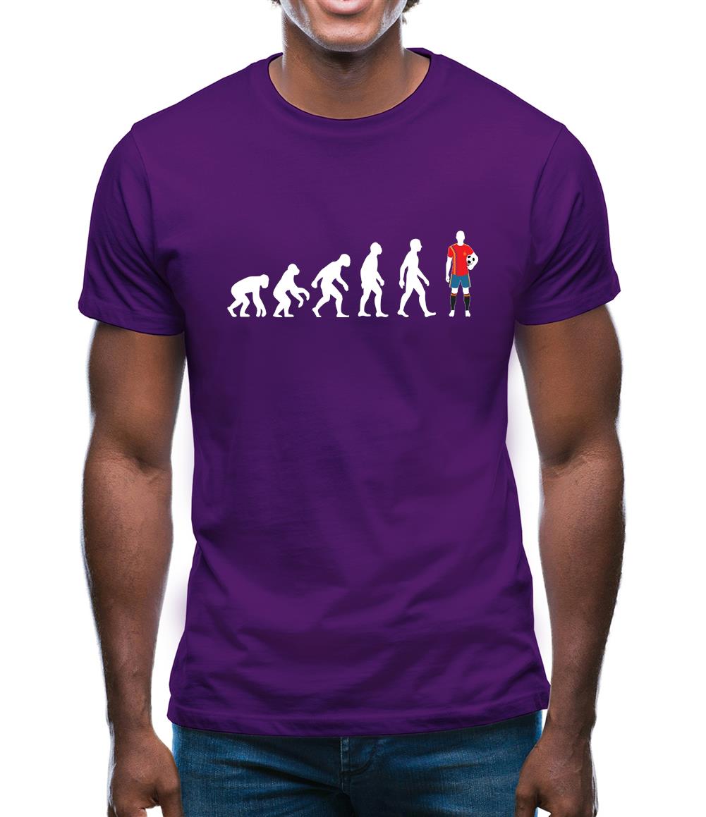 Evolution Of Man Spain Mens T-Shirt Evolution Of Man Spain Mens T-Shirt