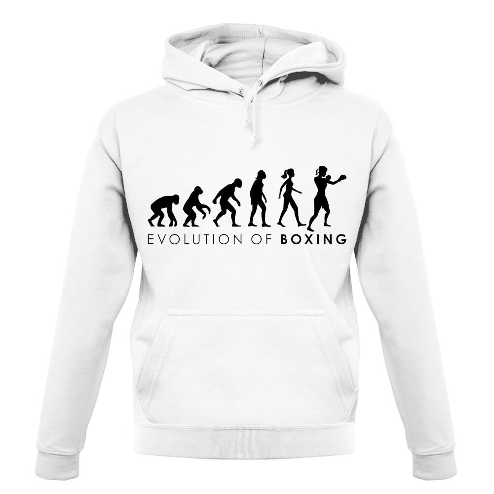 Evolution Of Woman Boxing unisex hoodie Evolution Of Woman Boxing unisex hoodie