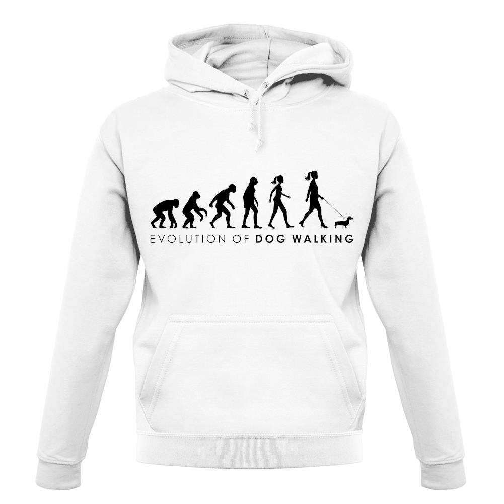Evolution Of Woman Dog Walking unisex hoodie Evolution Of Woman Dog Walking unisex hoodie
