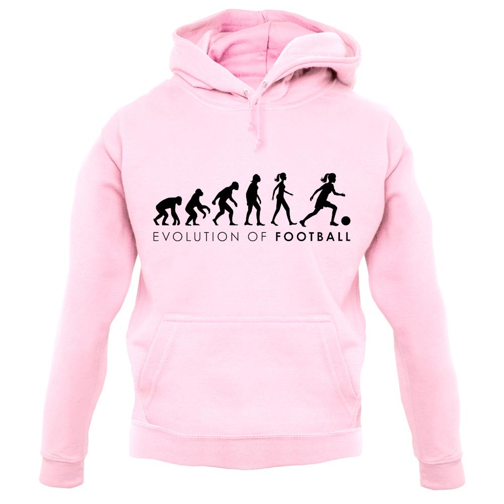Evolution Of Woman Football unisex hoodie Evolution Of Woman Football unisex hoodie