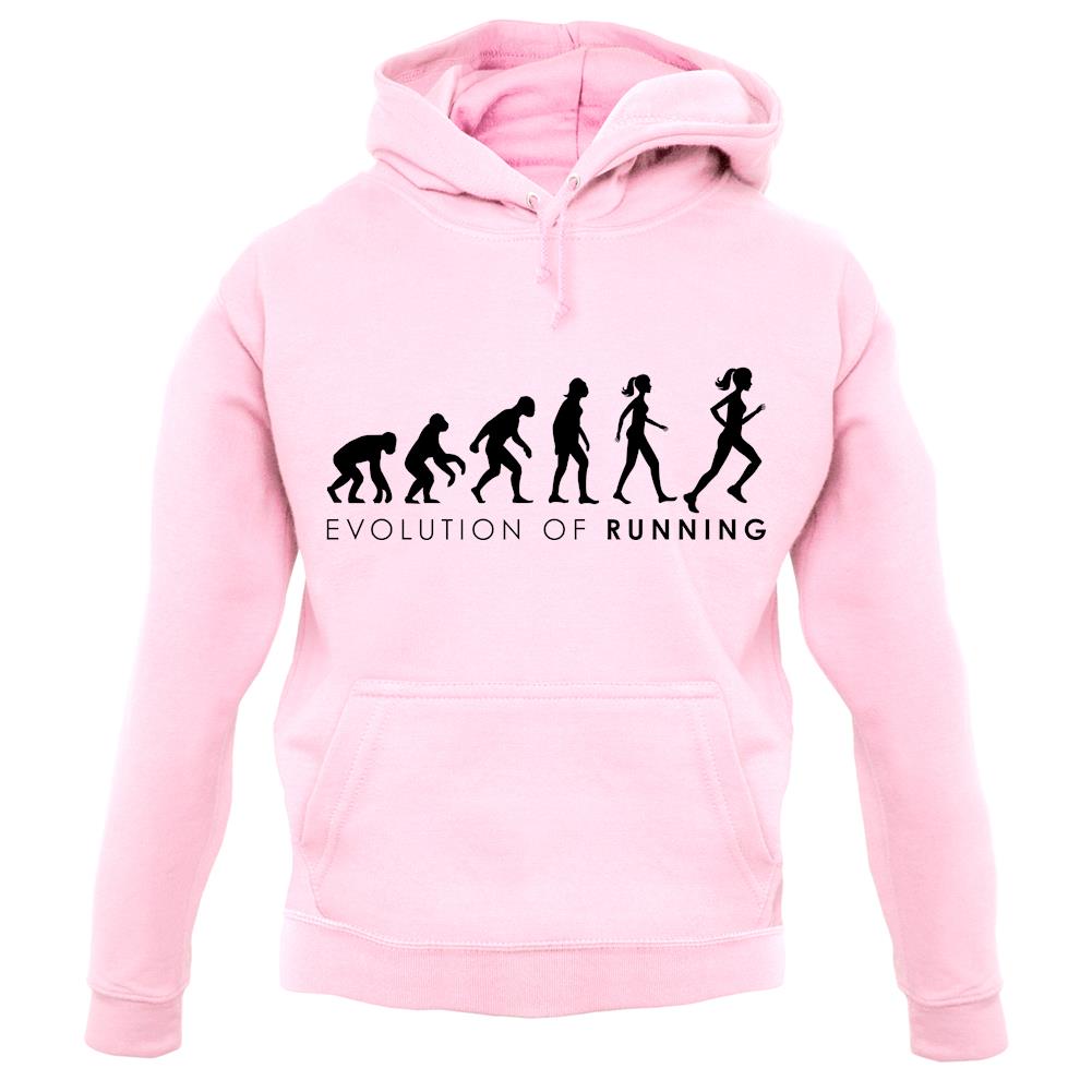 Evolution Of Woman Running unisex hoodie Evolution Of Woman Running unisex hoodie