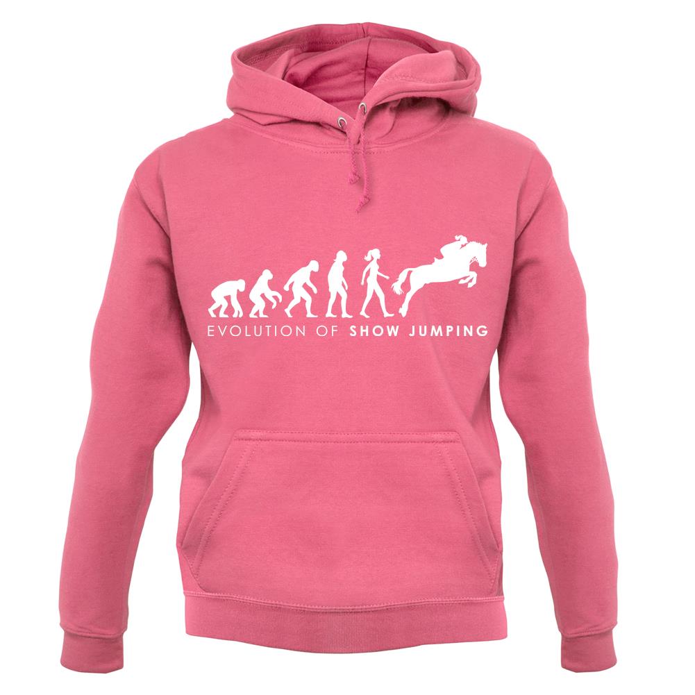Evolution Of Woman Show Jumping unisex hoodie Evolution Of Woman Show Jumping unisex hoodie