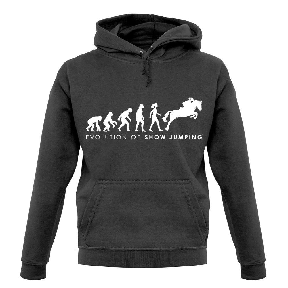Evolution Of Woman Show Jumping unisex hoodie Evolution Of Woman Show Jumping unisex hoodie