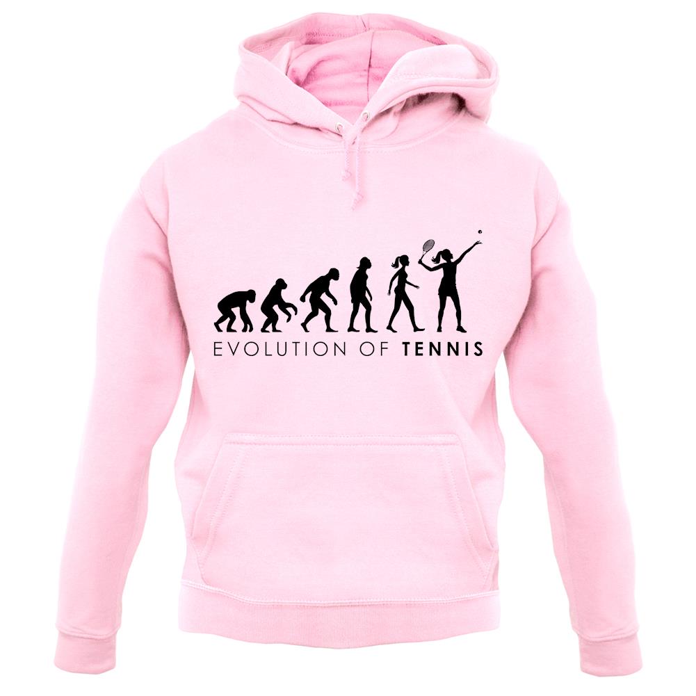 Evolution Of Woman Tennis unisex hoodie Evolution Of Woman Tennis unisex hoodie