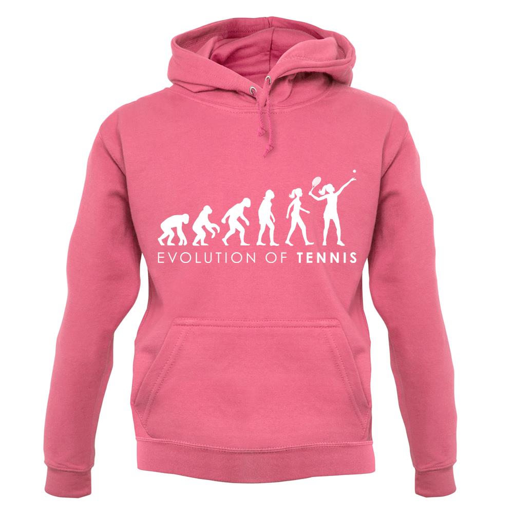 Evolution Of Woman Tennis unisex hoodie Evolution Of Woman Tennis unisex hoodie
