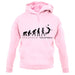 Evolution Of Woman Volleyball unisex hoodie Evolution Of Woman Volleyball unisex hoodie
