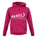 Evolution Of Woman Volleyball unisex hoodie Evolution Of Woman Volleyball unisex hoodie