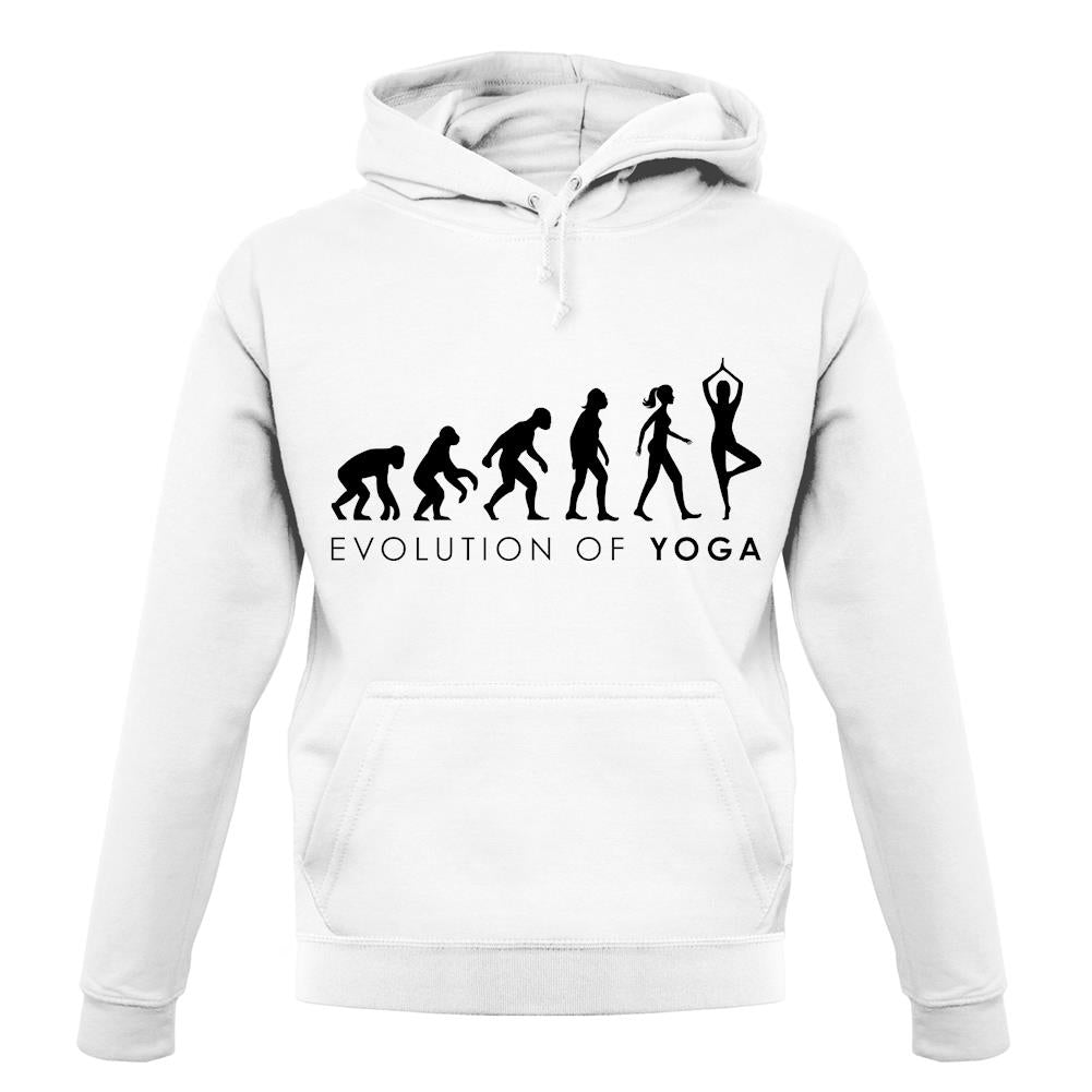 Evolution Of Yoga unisex hoodie Evolution Of Yoga unisex hoodie