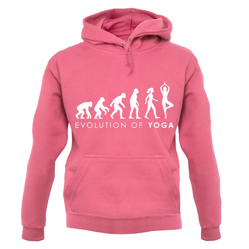 Evolution Of Yoga unisex hoodie Evolution Of Yoga unisex hoodie