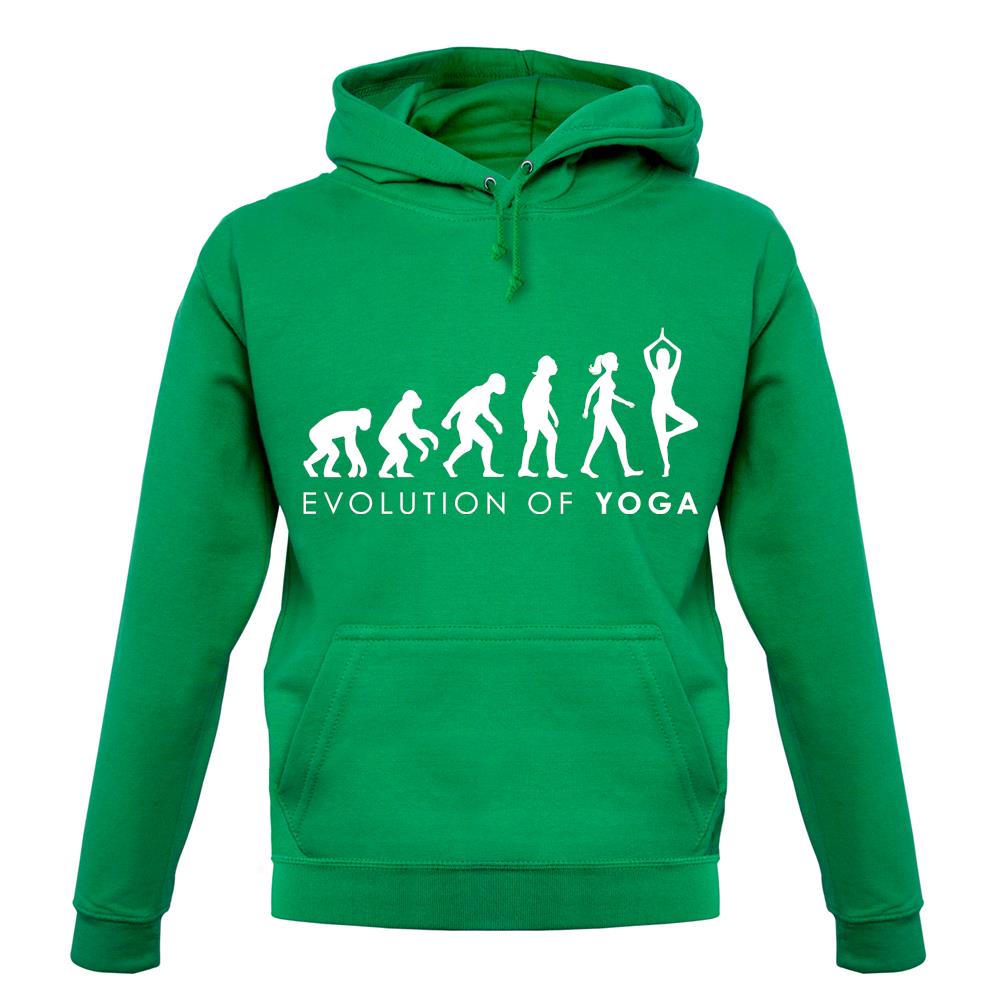 Evolution Of Yoga unisex hoodie Evolution Of Yoga unisex hoodie