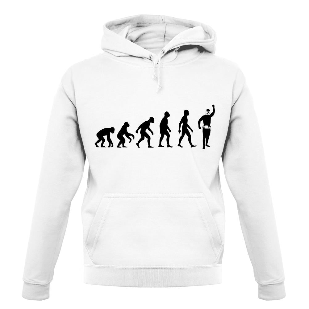 Evolution Of Man Mexican Wrestling unisex hoodie Evolution Of Man Mexican Wrestling unisex hoodie