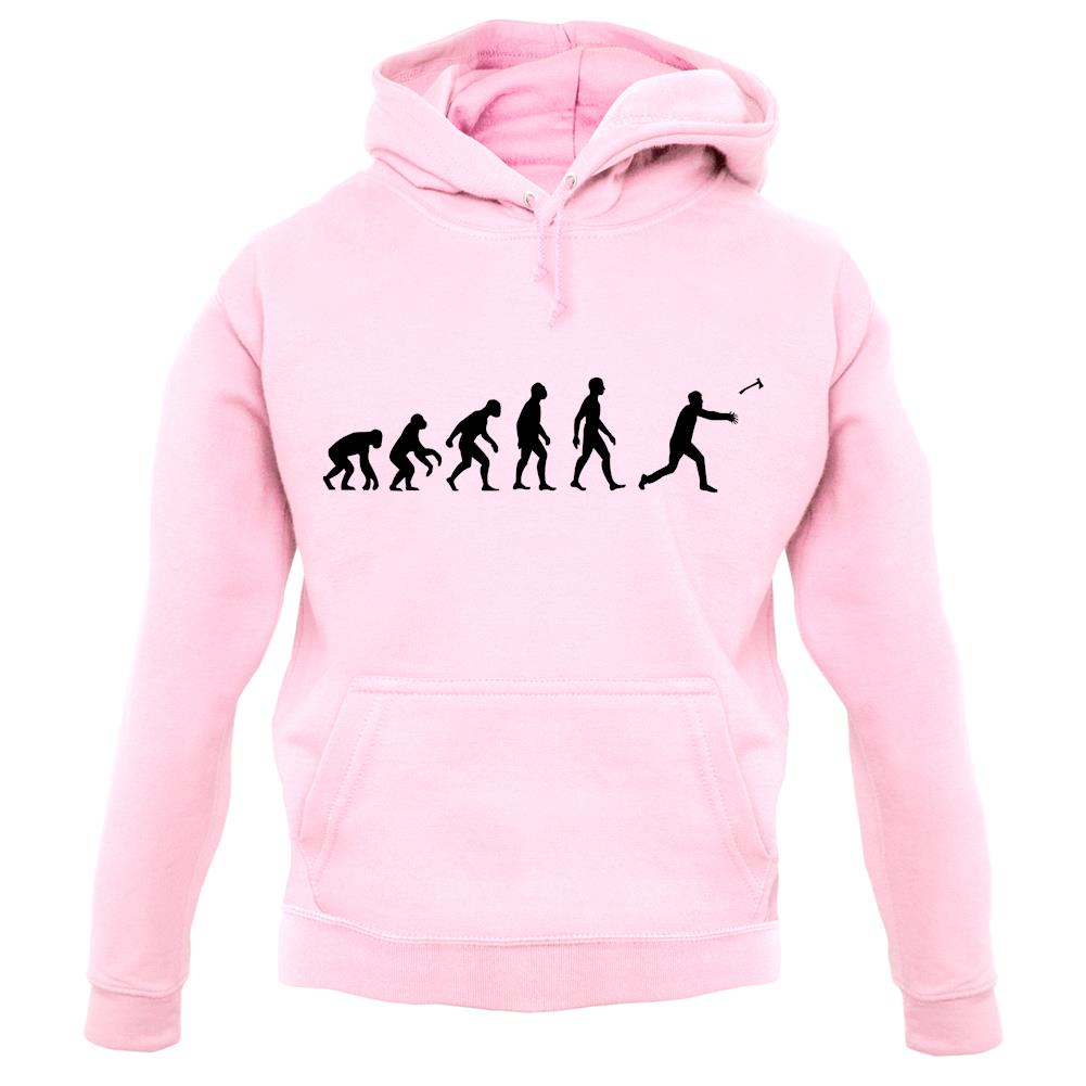 Evolution of Man Axe Throwing unisex hoodie Evolution of Man Axe Throwing unisex hoodie