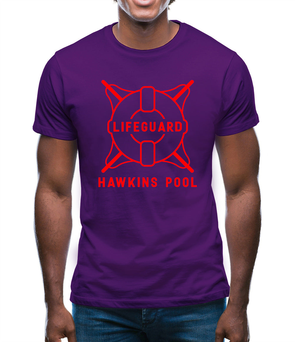 Lifeguard Hawkins Pool Mens T-Shirt Lifeguard Hawkins Pool Mens T-Shirt
