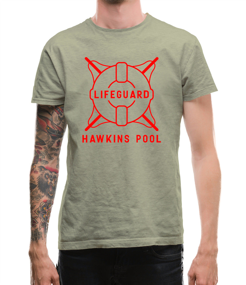 Lifeguard Hawkins Pool Mens T-Shirt Lifeguard Hawkins Pool Mens T-Shirt