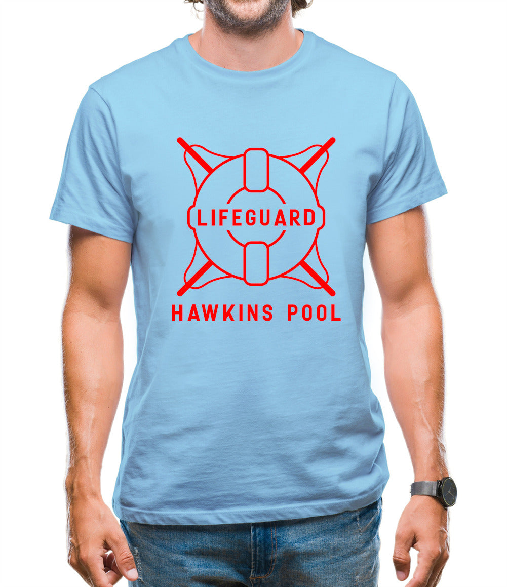 Lifeguard Hawkins Pool Mens T-Shirt Lifeguard Hawkins Pool Mens T-Shirt