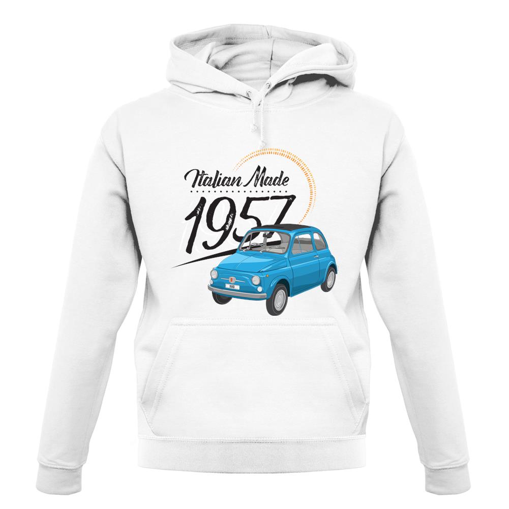 Italian Made 1957 - Fiat unisex hoodie Italian Made 1957 - Fiat unisex hoodie