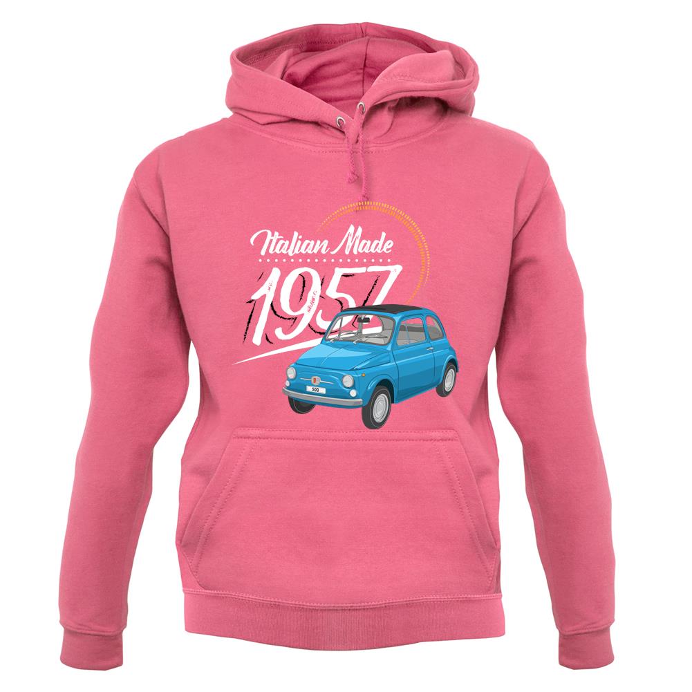 Italian Made 1957 - Fiat unisex hoodie Italian Made 1957 - Fiat unisex hoodie
