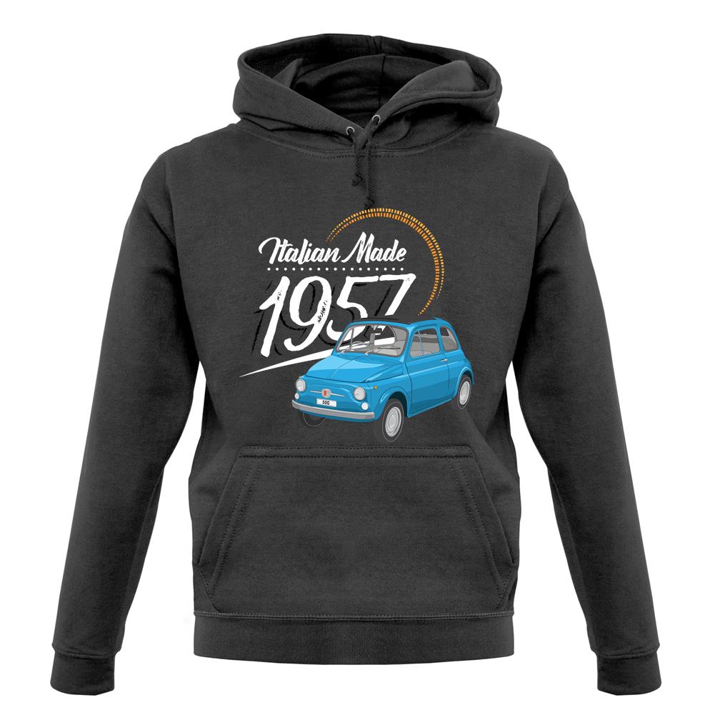 Italian Made 1957 - Fiat unisex hoodie Italian Made 1957 - Fiat unisex hoodie