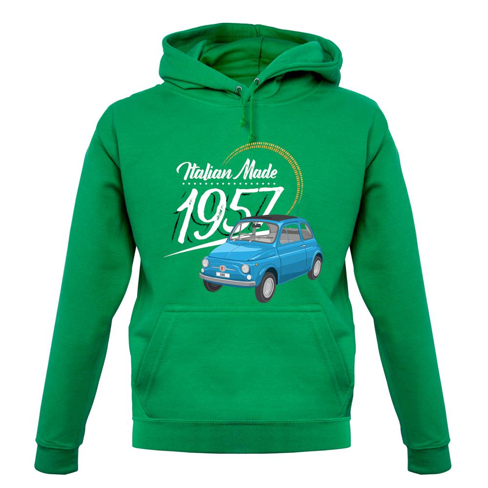 Italian Made 1957 - Fiat unisex hoodie Italian Made 1957 - Fiat unisex hoodie