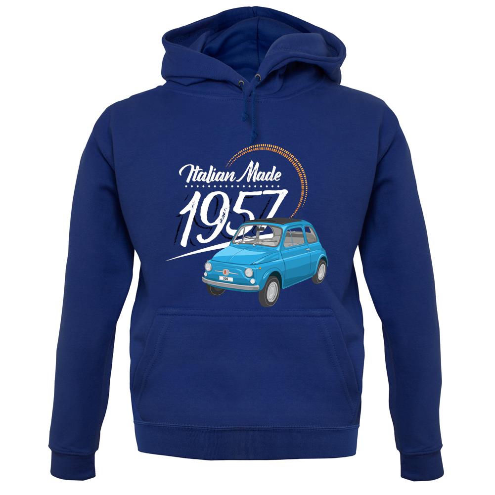 Italian Made 1957 - Fiat unisex hoodie Italian Made 1957 - Fiat unisex hoodie