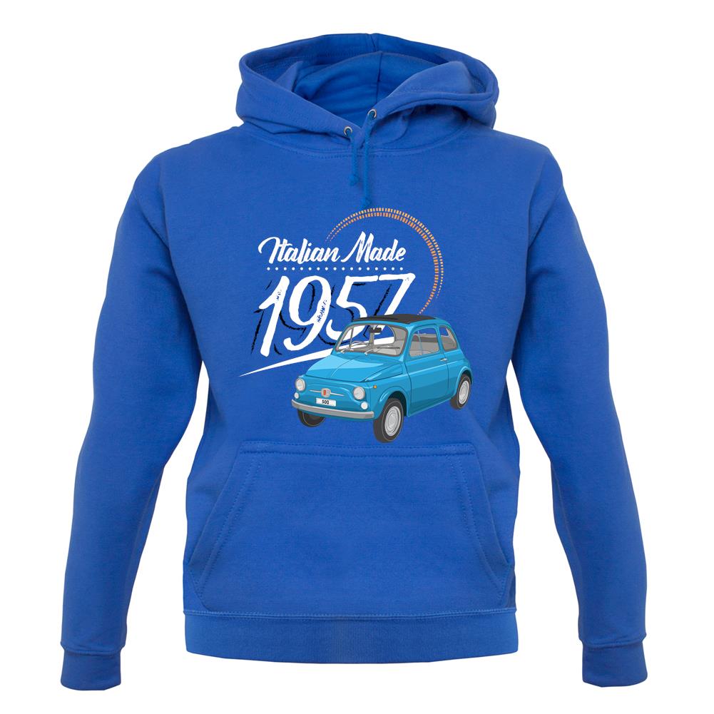 Italian Made 1957 - Fiat unisex hoodie Italian Made 1957 - Fiat unisex hoodie