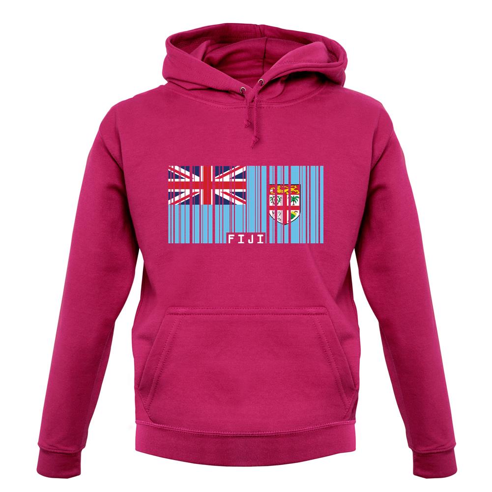 Fiji Barcode Style Flag unisex hoodie Fiji Barcode Style Flag unisex hoodie