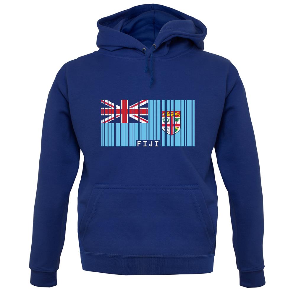 Fiji Barcode Style Flag unisex hoodie Fiji Barcode Style Flag unisex hoodie