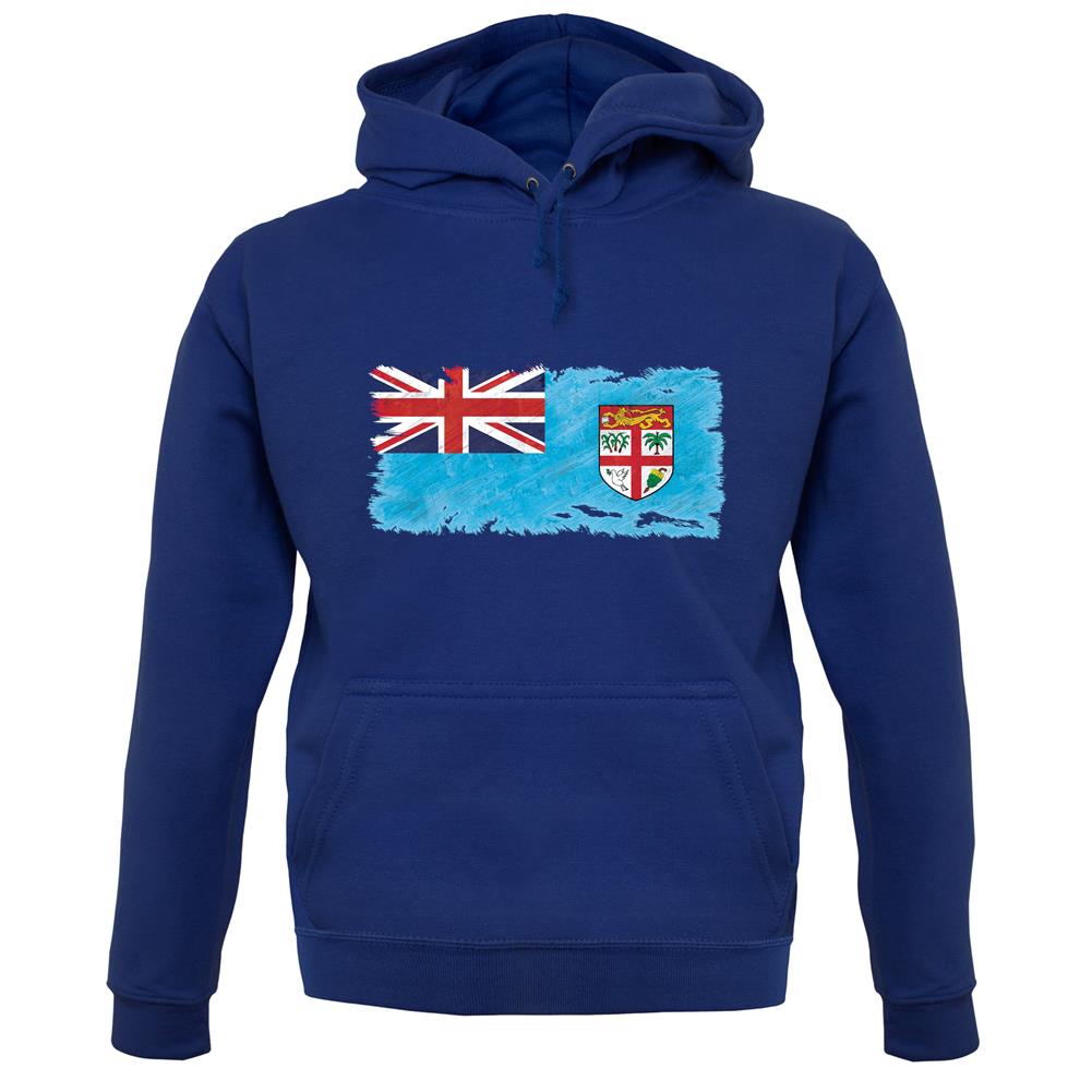 Fiji Grunge Style Flag unisex hoodie Fiji Grunge Style Flag unisex hoodie