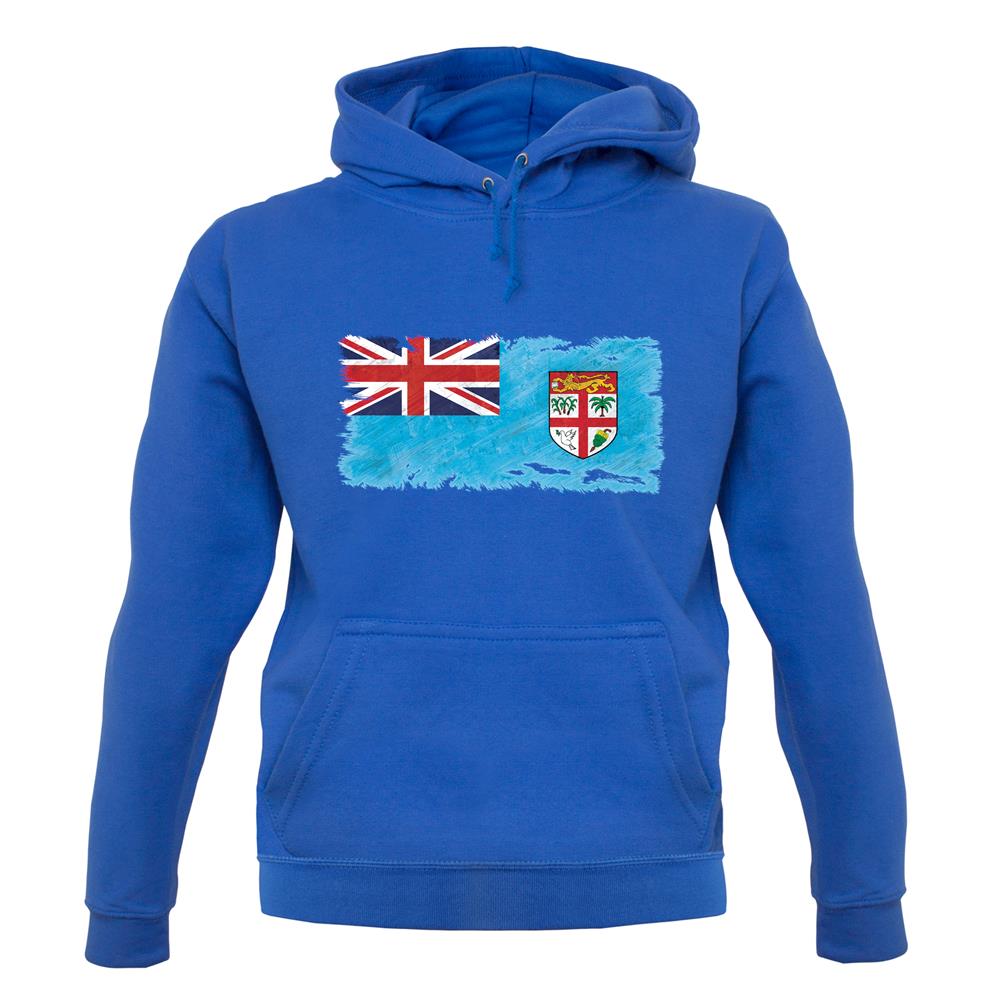 Fiji Grunge Style Flag unisex hoodie Fiji Grunge Style Flag unisex hoodie