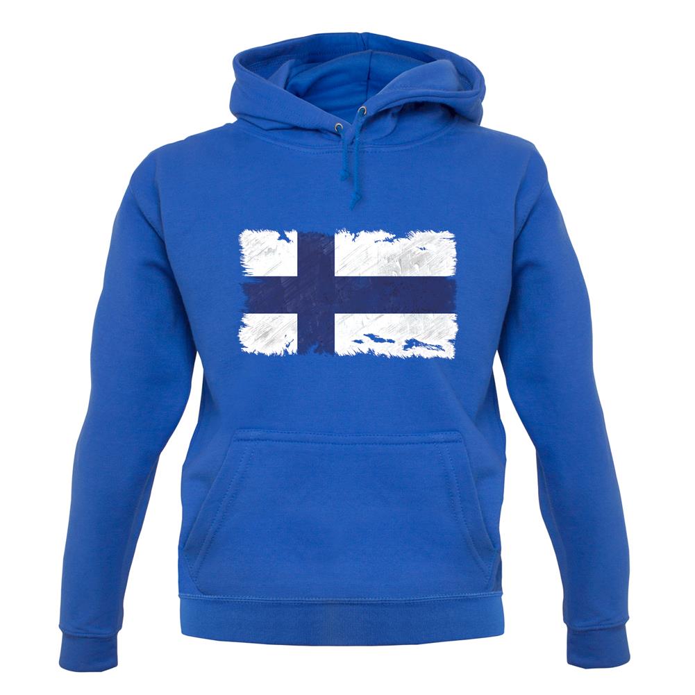 Finland Grunge Style Flag unisex hoodie Finland Grunge Style Flag unisex hoodie