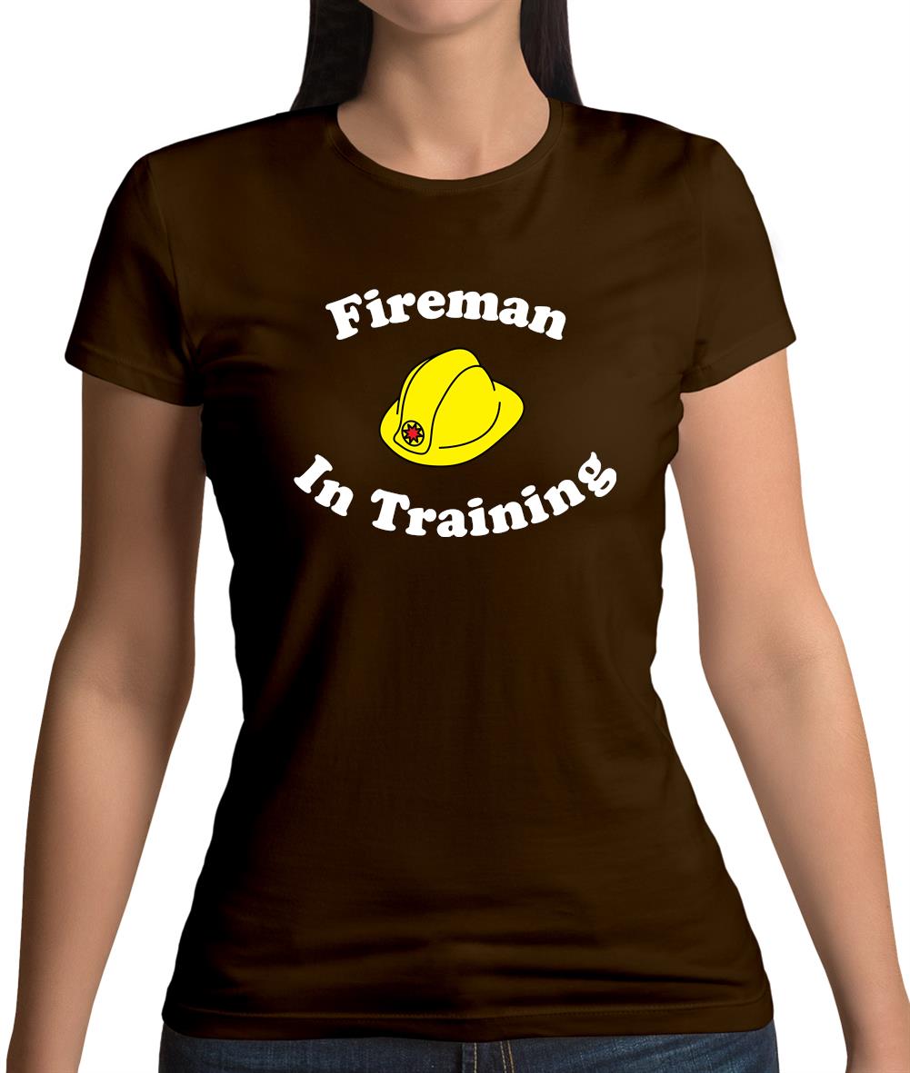 Fireman In Training Womens T-Shirt Fireman In Training Womens T-Shirt