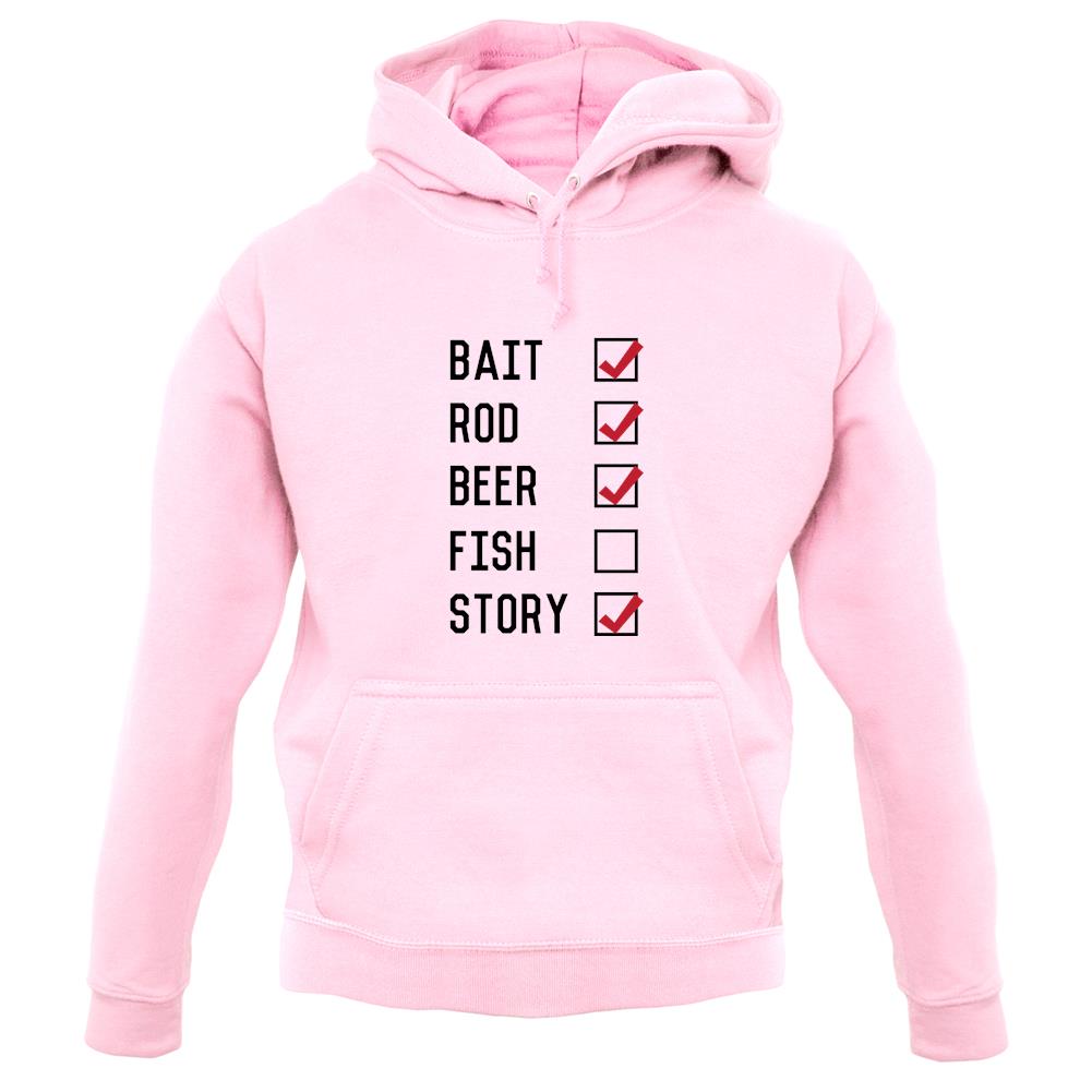 Fishing Checklist unisex hoodie Fishing Checklist unisex hoodie