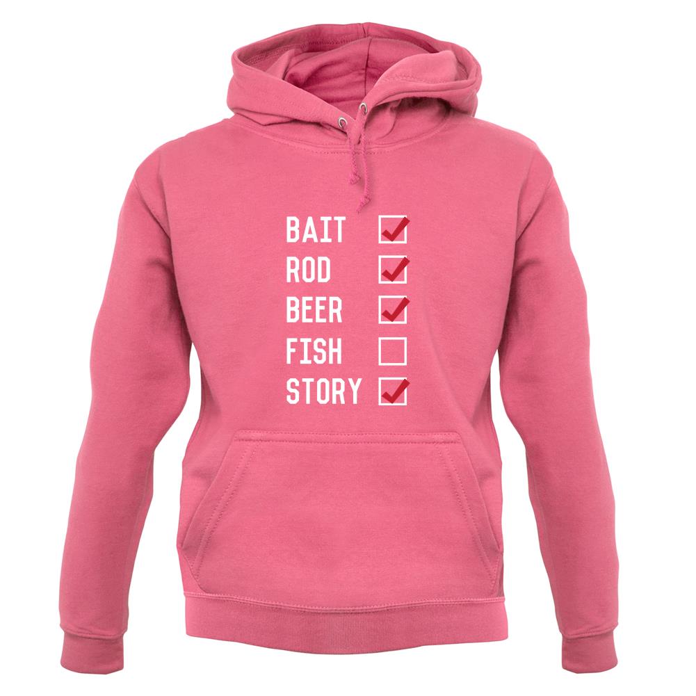 Fishing Checklist unisex hoodie Fishing Checklist unisex hoodie