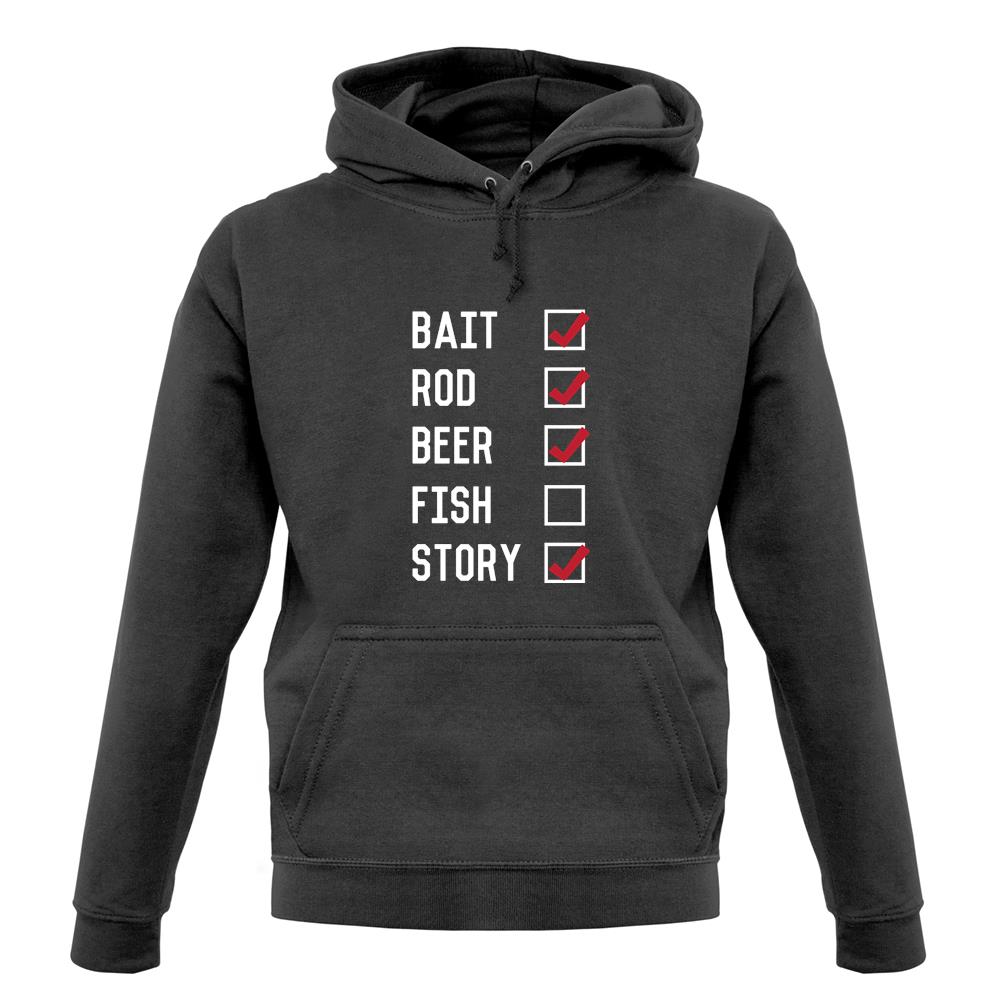 Fishing Checklist unisex hoodie Fishing Checklist unisex hoodie