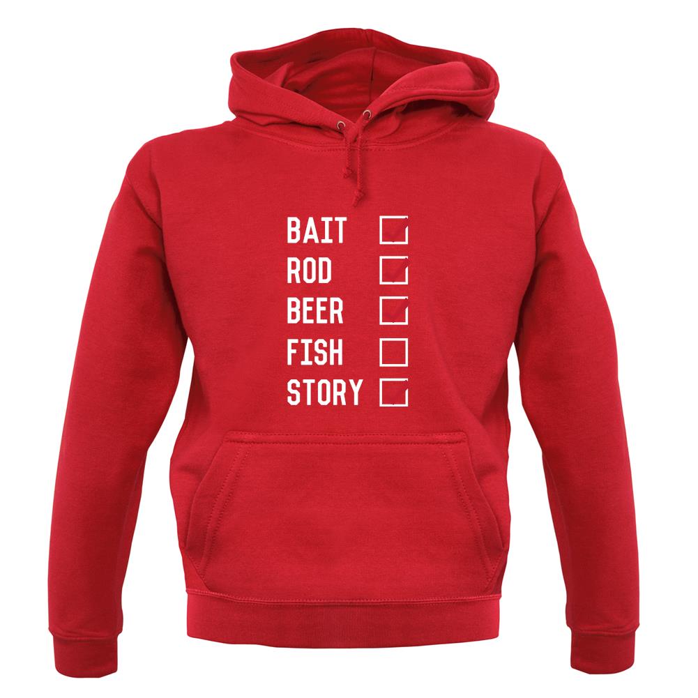 Fishing Checklist unisex hoodie Fishing Checklist unisex hoodie